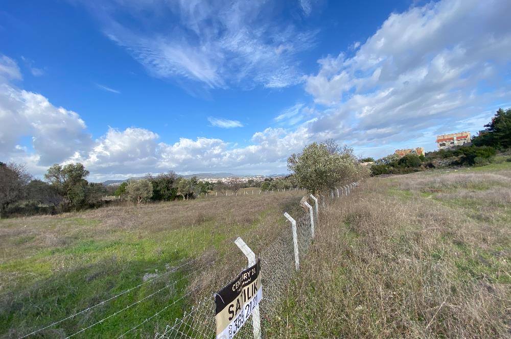 Urla Keklıktepe satılık denız manzaralı arazı