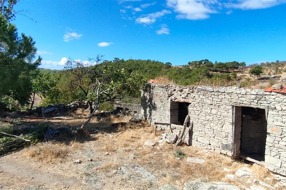 Balıkesir Gömeç Kumgedik köyünde Taş ev ve Müştemilatı 