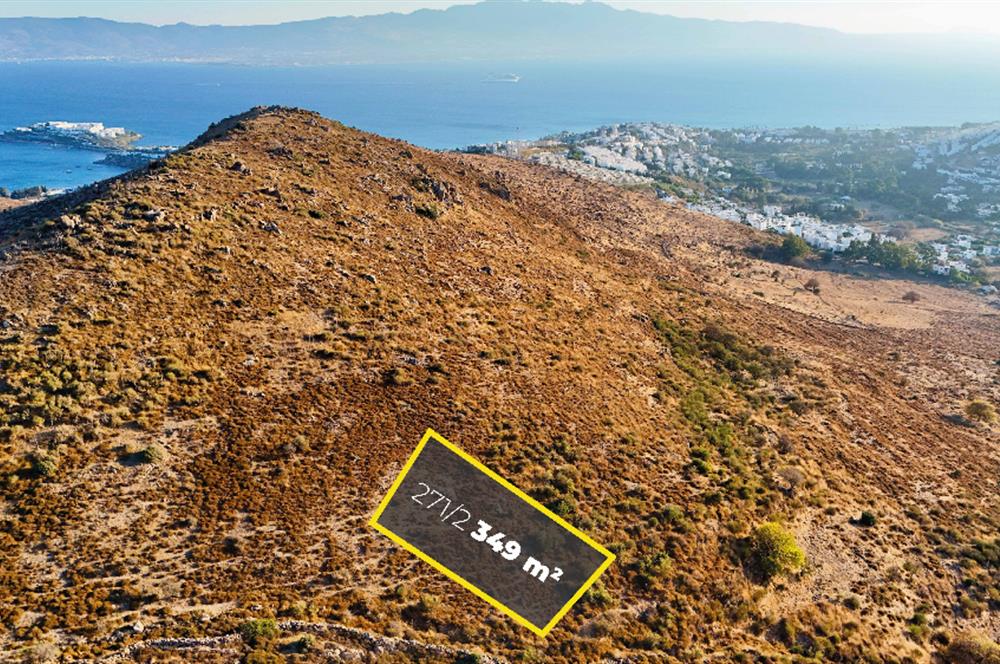 Bodrum Akyarlar'da Satılık Deniz Manzaralı Arsa