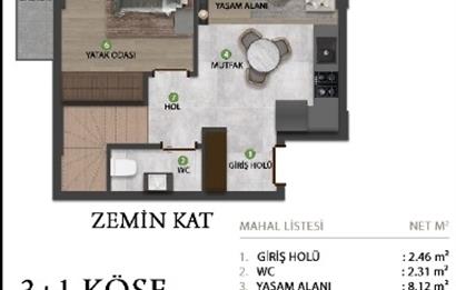 CENTURY21 GALA'DAN TUNALIDA SATILIK 3+1 DUBLEKS (TRİADA ELİT)