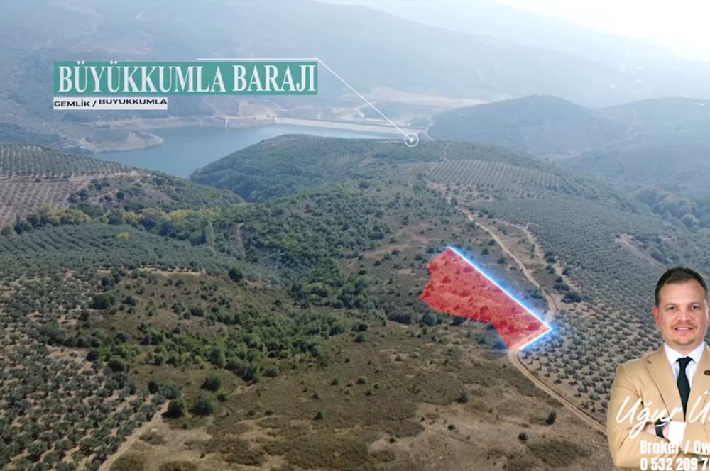 C21Cius; Büyükkumla'da Deniz Manzaralı 27.123 M2 Satılık Tarla