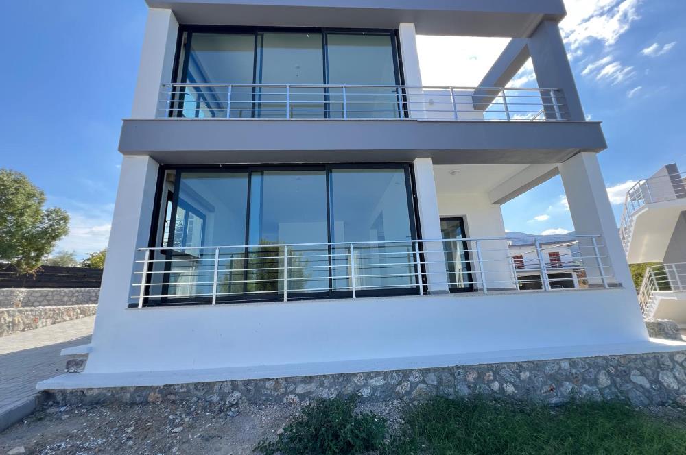 Kiralık 2+1 eşyasız yeni daire. Çatalköy, Girne. Deniz manzaralı