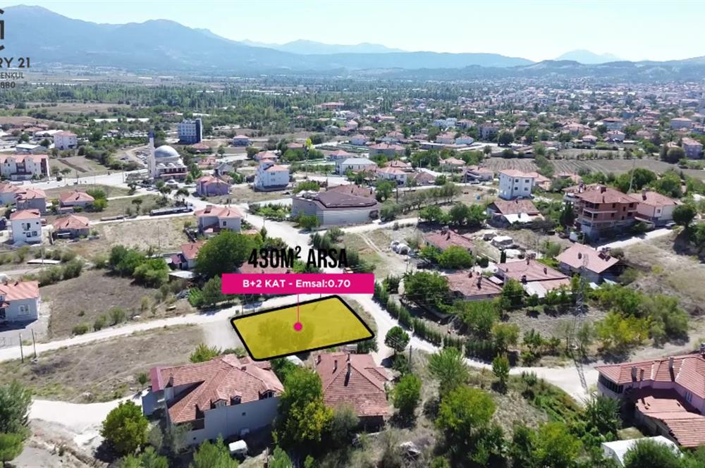 Century 21 Net'ten Gölhisar Villalar Bölgesinde 430 m2 Arsa