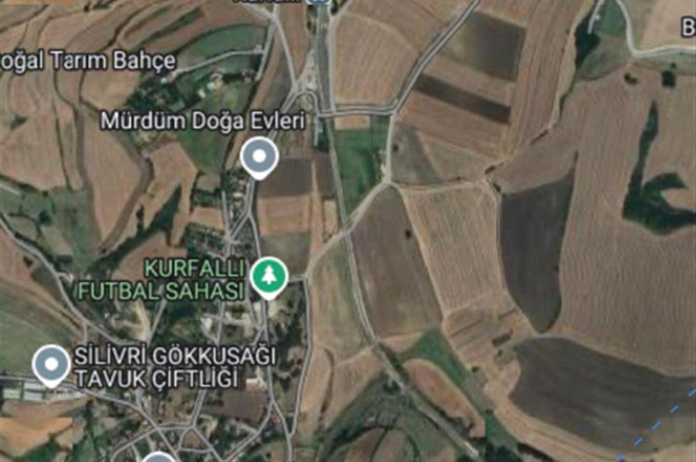 Silivri kurfalı köye 400 metre mesafede 3403 m2 tarla