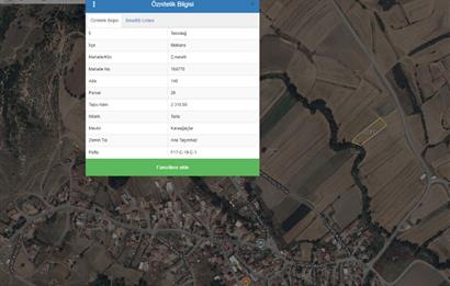 C21 MOLLA TEAM'DEN İMAR DİBİNDE TAKASA AÇIK TARLA 2316 M2