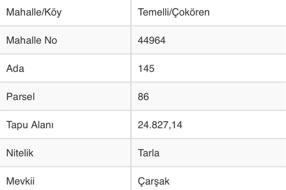 TEMELLİ ÇOKÖREN YATIRIMLIK ARSA 