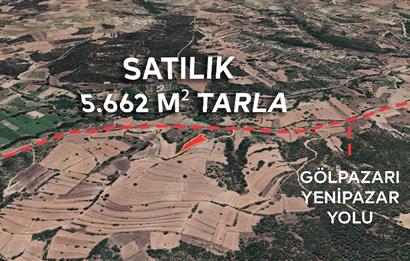 ''CENTURY 21 PROJECT'' BİLECİK GÖLPAZARI SATILIK 5.662 M2 TARLA