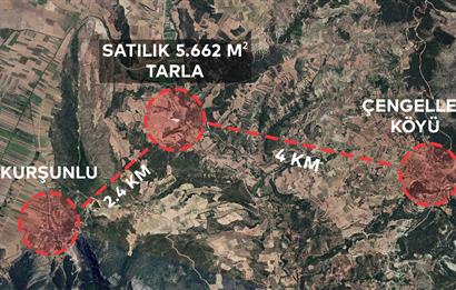 ''CENTURY 21 PROJECT'' BİLECİK GÖLPAZARI SATILIK 5.662 M2 TARLA