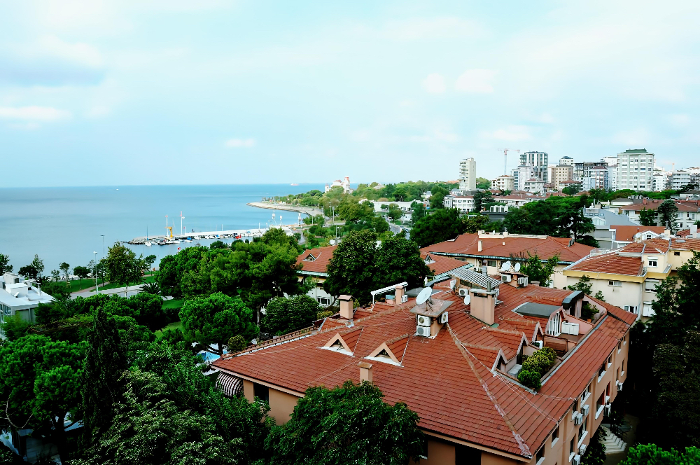 ERENKÖY COAST PARCELS | 4+1 | 245 M2 NET | SINGLE FLOOR | FULL SEA VIEW APARTMENT FOR SALE