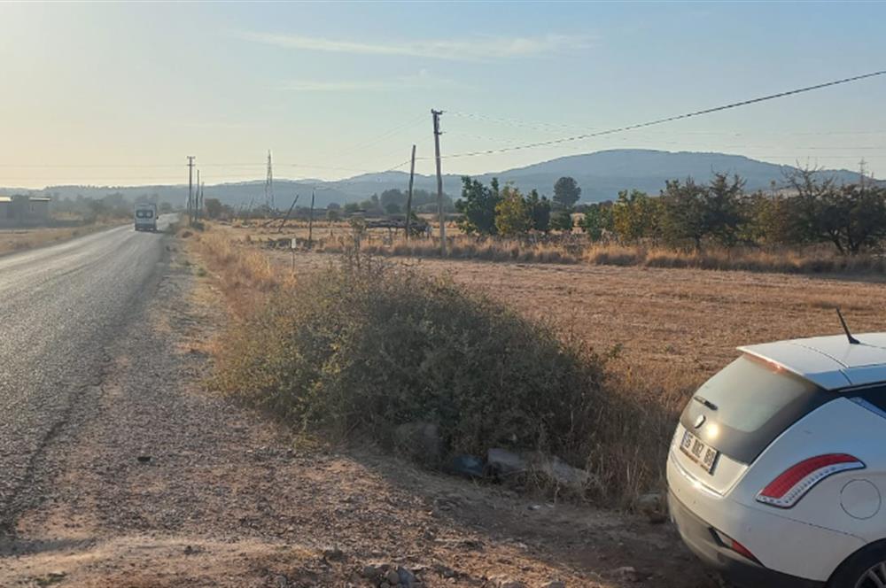 Milas Karacahisar , anayola sıfır satılık tarla