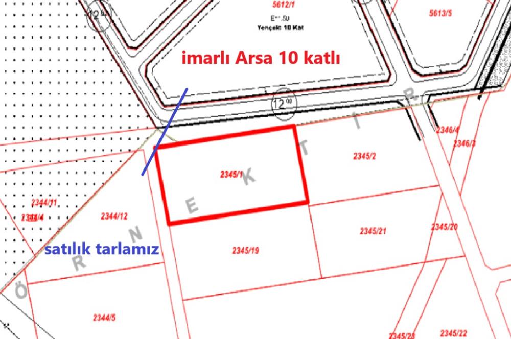 Batman Teaş Arkası Müstakil Tapulu 4764 m2 Tarla