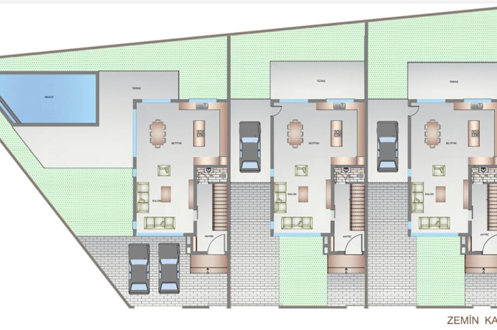 HAMİTKÖY'DE PROJEDEN SATILIK ÖDEME PLANLI SATILIK 3 ADET VİLLA (279,000 STG'DEN BAŞLAYAN FİYATLAR İLE)