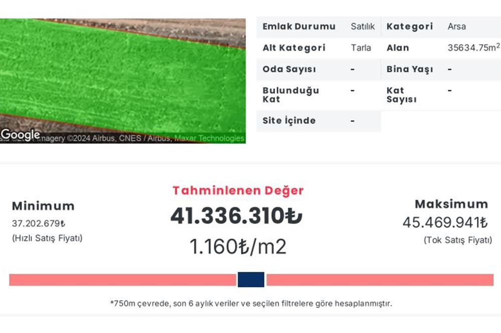 Fırsat 1000 m2 Villa Parseli  Ankara Gölbaşı Gökçehüyük'te Muhteşem Konumda