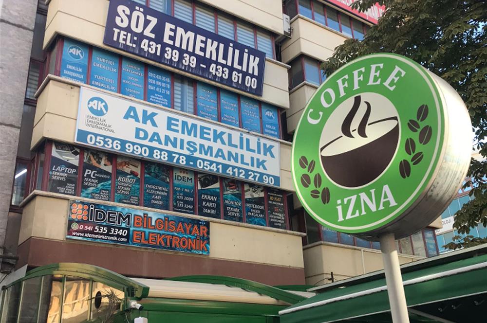 ANKARA KIZILAY SAKARYA CADDESİNDE ASANSÖRLÜ KİRALIK 1+1 OFİS