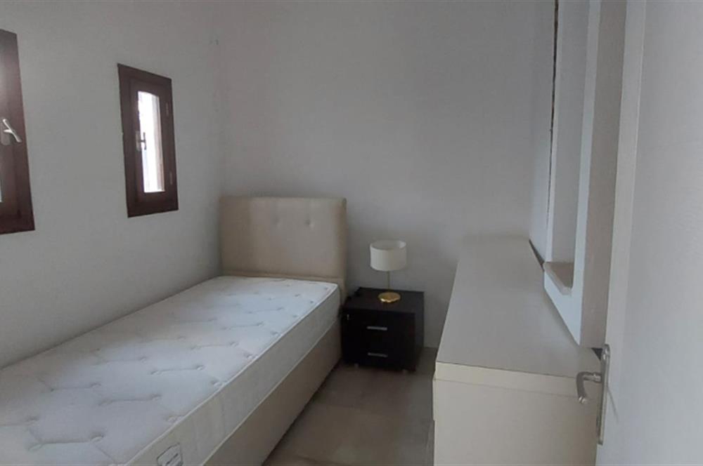 Bodrum-Kumbahçe 2+1 bahçe katı eşyalıkiralık daire