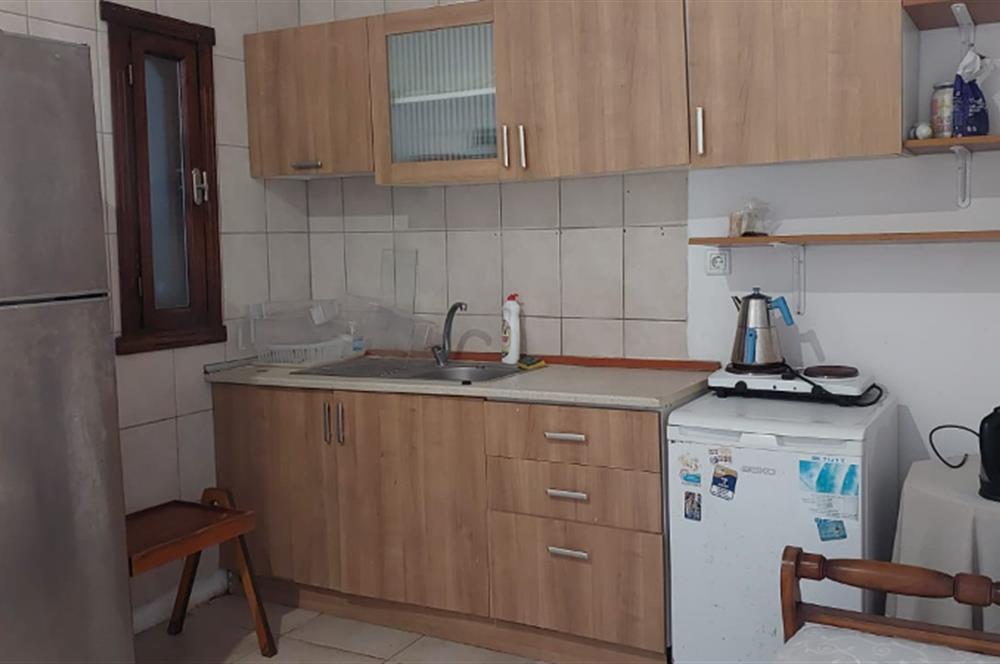 Bodrum-Kumbahçe 2+1 bahçe katı eşyalıkiralık daire