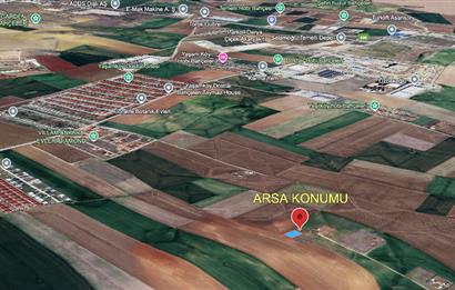 ANKARA SİNCAN TEMELLİ SATILIK KONUT İMARLI 876 m2 ARSA