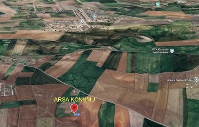 ANKARA SİNCAN TEMELLİ SATILIK KONUT İMARLI 876 m2 ARSA