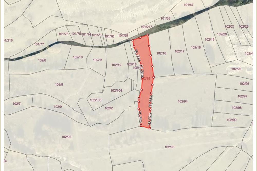 C21 NAR - NASUHLAR'DA %5 İMARLI 2504 M2 ARSA