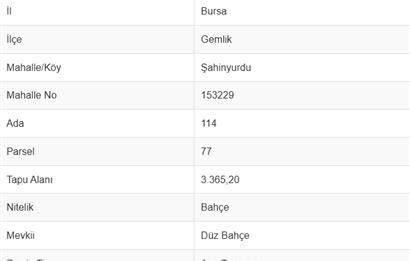 C21 Cius; Şahinyurdu'nda Yerleşim Yerine Yakın 3365 m² Bahçe