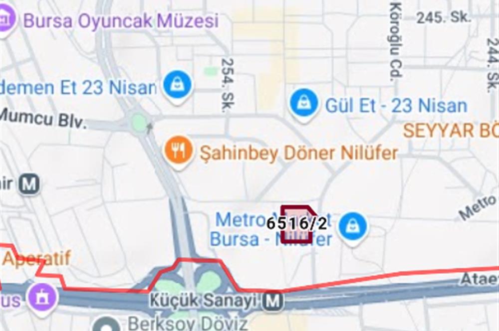 C21 NOVO'DAN ONA191'DE KİRALIK KÖŞE DÜKKAN + YAN DÜKKAN 327 M2