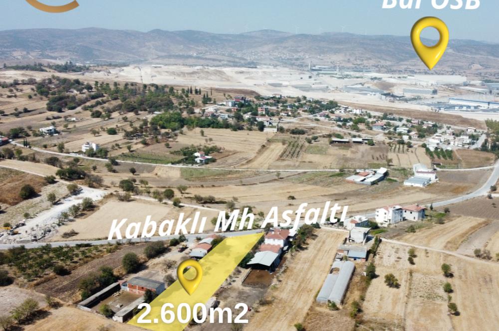 CENTURY21 LOCA'DAN BALIKESİR ORGANİZE SANAYİNDE 2.600 m2 ARAZİ