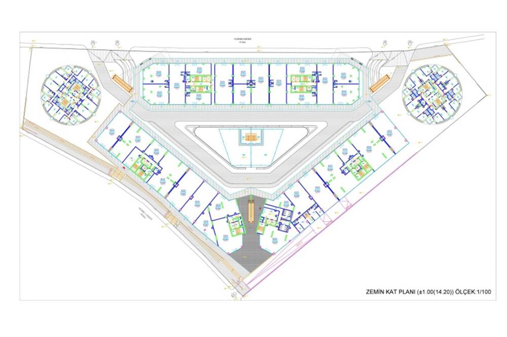 FORTİS SİNANLI'DA  NET 74 M2 SATILIK DÜKKAN