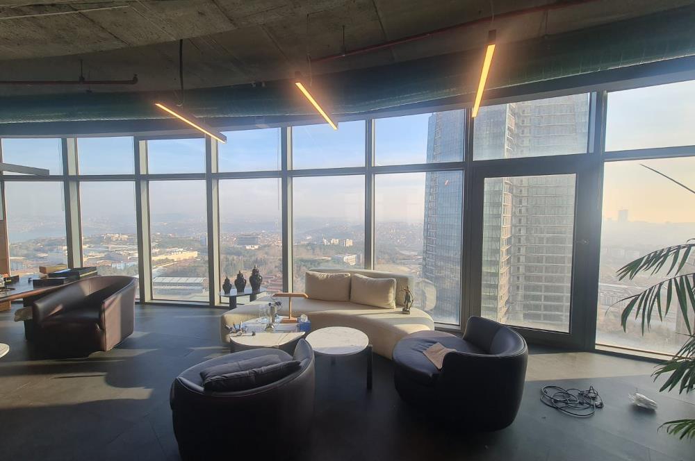 Maslak Kiralık Mobilyalı Ofis Spine Tower 600m2 Taşınmaya Hazır