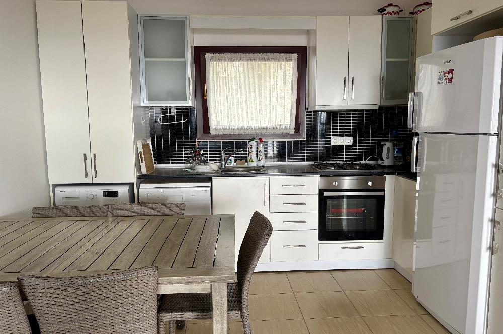 Gümüşlük, Koyunbaba’da Deniz Manzaralı Kiralık Daire