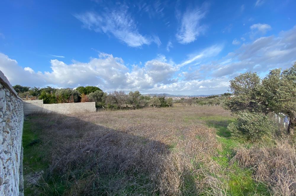 Urla Keklıktepe satılık denız manzaralı arazı