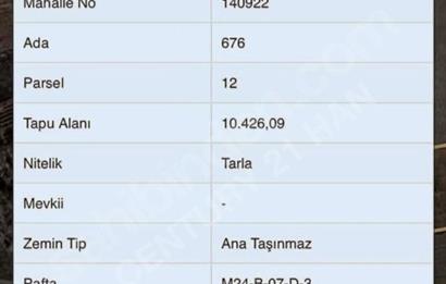 ISPARTA KEÇİBORLU AŞAĞI MAHALLESİ SATILIK TARLA