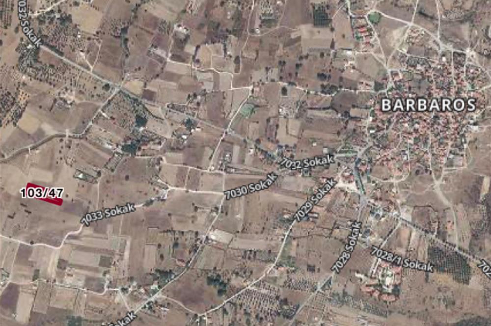 Urla Barbaros Köyünde 2841 metre² yatırımlık tarla