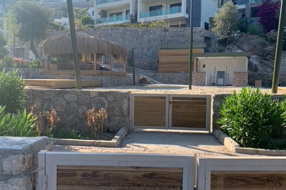 Gündoğan'da Plajlı, Deniz Manzaralı Kiralık Müstakil Villa