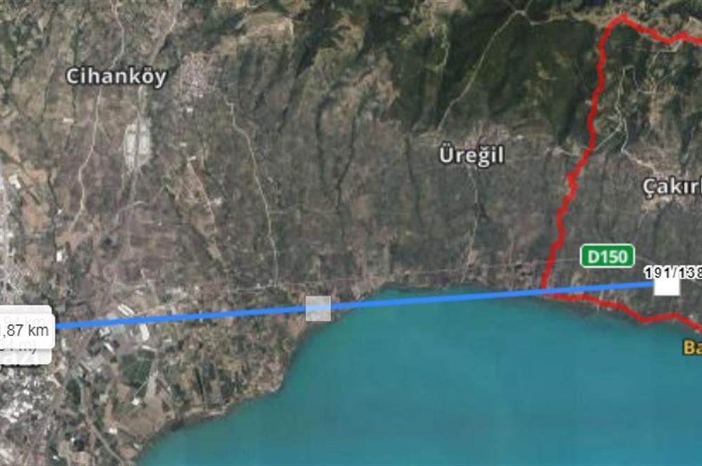 C21 Cius; Orhangazi'de Asfalta Cephe Yatırımlık 1375 M2 Tarla