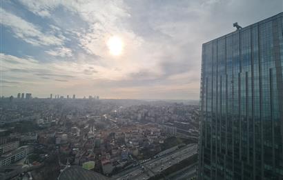 Skyland Kiralık Ofis 36.Kat 126m2 Dekorasyonlu Vadistanbul Seba