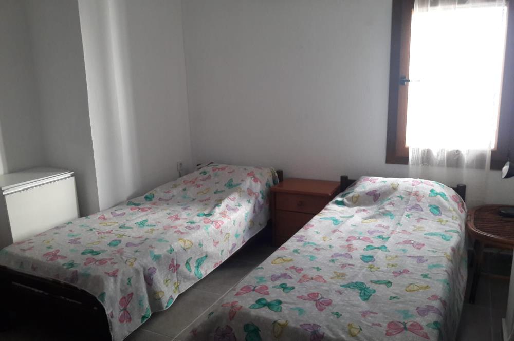 Bitez-Aktur'da deniz manzaralı,özel plajlı 4+1 dönemsel kiralık villa