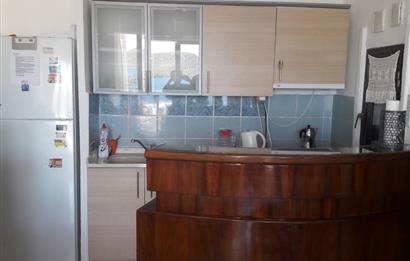 Bitez-Aktur'da deniz manzaralı,özel plajlı 4+1 dönemsel kiralık villa