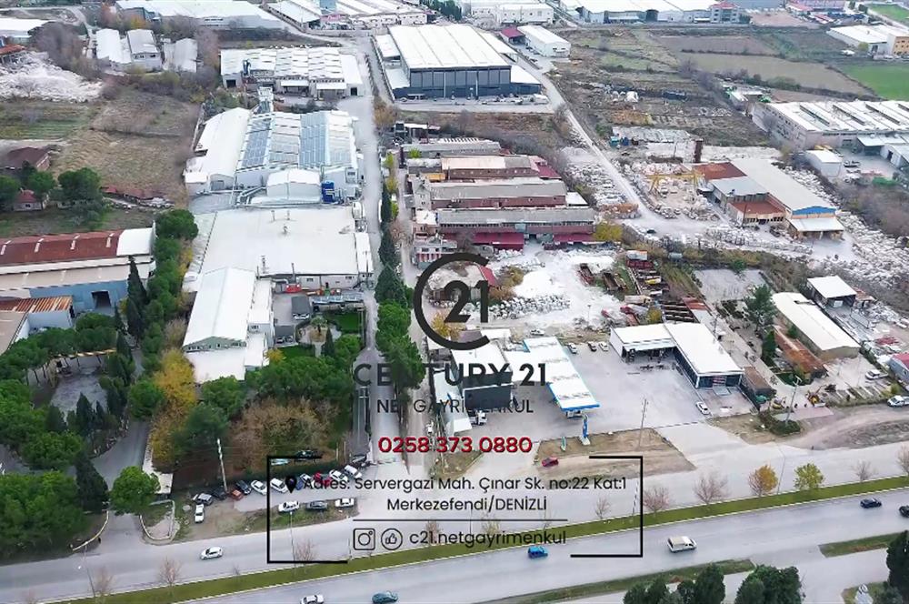 Century21 NET'ten SATILIK 5000m² KAPALI ALANLI TİCARİ ARSA