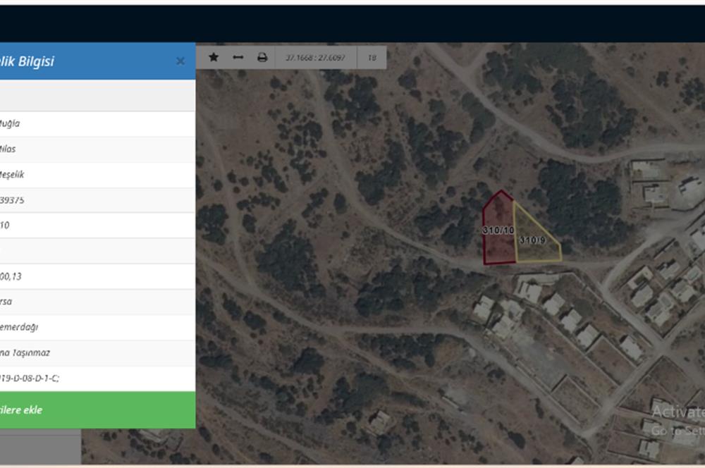 For Sale: 728 m² Approved Land in Muğla, Milas, Meşelik!