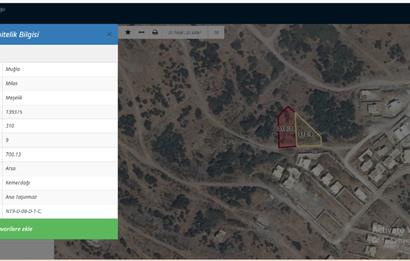 For Sale: 728 m² Approved Land in Muğla, Milas, Meşelik!