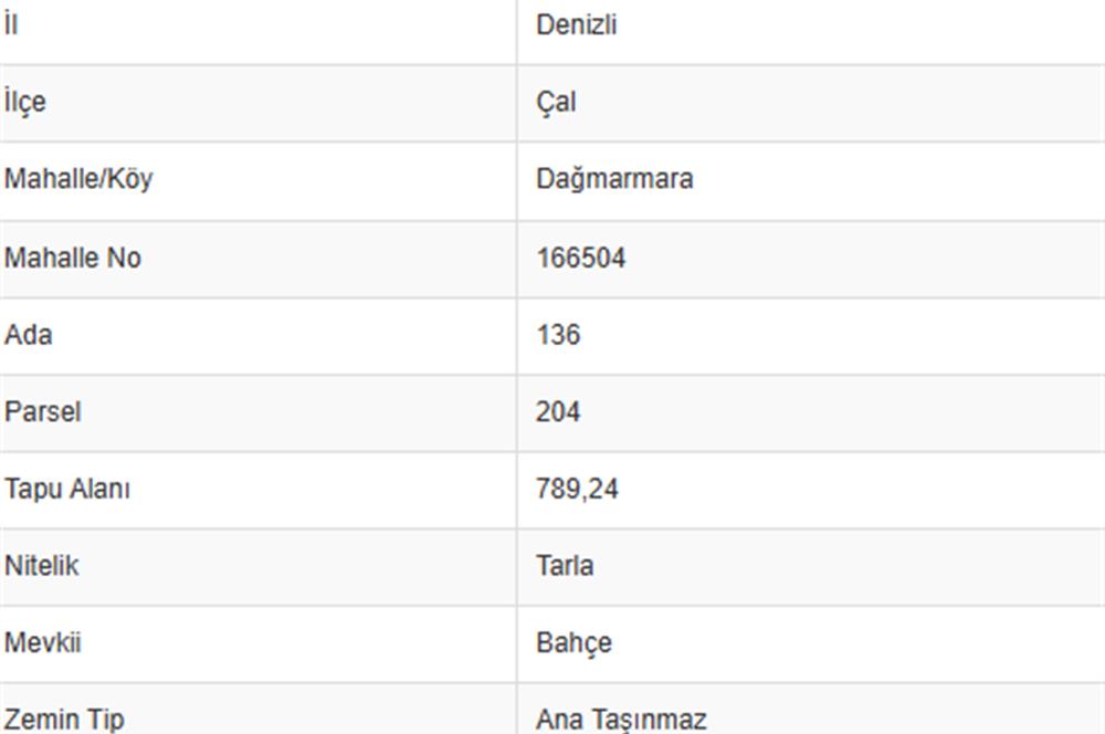 DENİZLİ DAĞMARMARA'DA YATIRIMLIK TARLA FIRSATI 