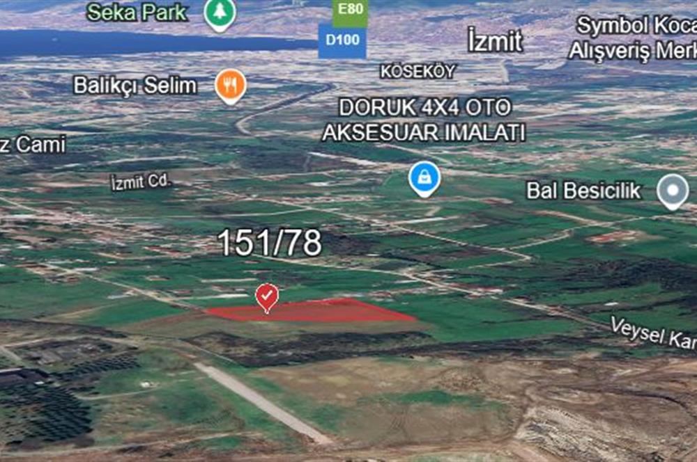 C21 PROJECT'DEN ARSLANBEY ÜNİVERSİTESİ YANI SATILIK TARLA