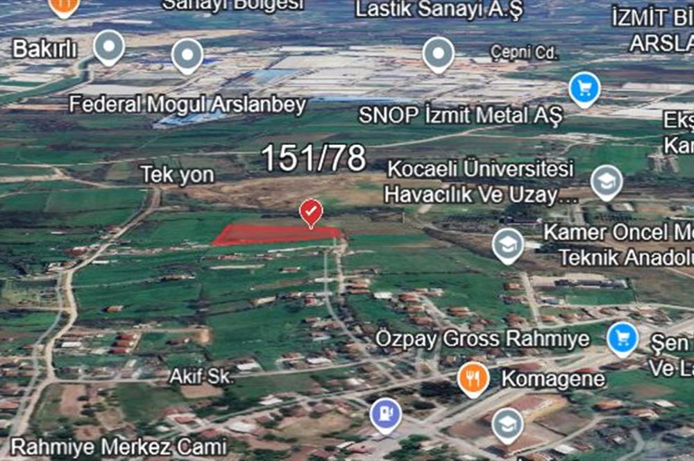 C21 PROJECT'DEN ARSLANBEY ÜNİVERSİTESİ YANI SATILIK TARLA