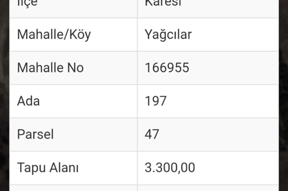 C.21 LOCA KARESİ YAĞCILARLAR MAH.SATILIK 18100M2 3 ADET TARLA