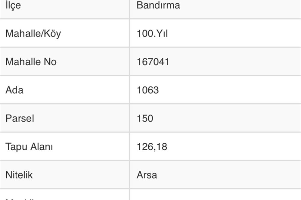 C21 Trust dan 100.Yılda satılık tarla 