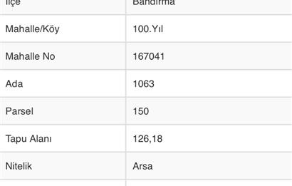 C21 Trust dan 100.Yılda satılık tarla 