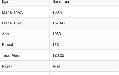 C21 Trust dan 100.Yılda satılık tarla 