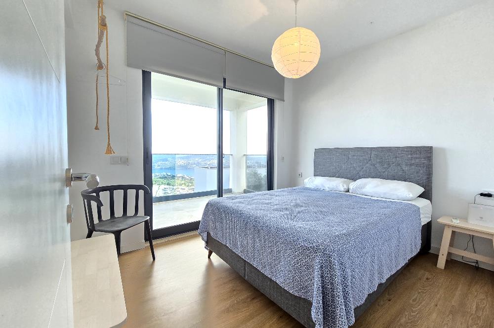 Bodrum Gündoğan'da Full Deniz Manzaralı Satılık Müstakil Villa 