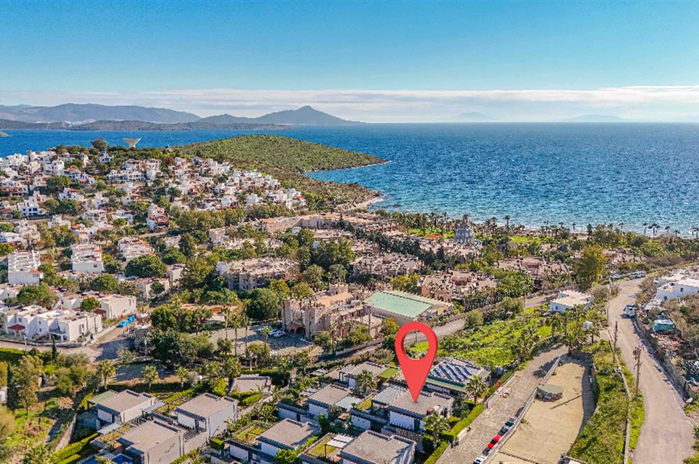 Bodrum Bağla Satılık Deniz Manzaralı Özel Plajlı Havuzlu Villa