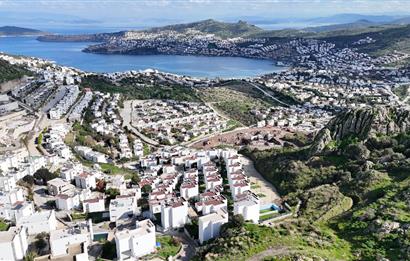 Bodrum Gündoğan'da Full Deniz Manzaralı Satılık Müstakil Villa 